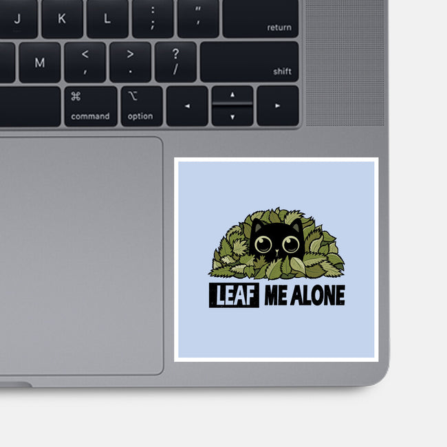 Leaf Me Alone-None-Glossy-Sticker-erion_designs