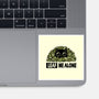 Leaf Me Alone-None-Glossy-Sticker-erion_designs