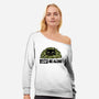 Leaf Me Alone-Womens-Off Shoulder-Sweatshirt-erion_designs