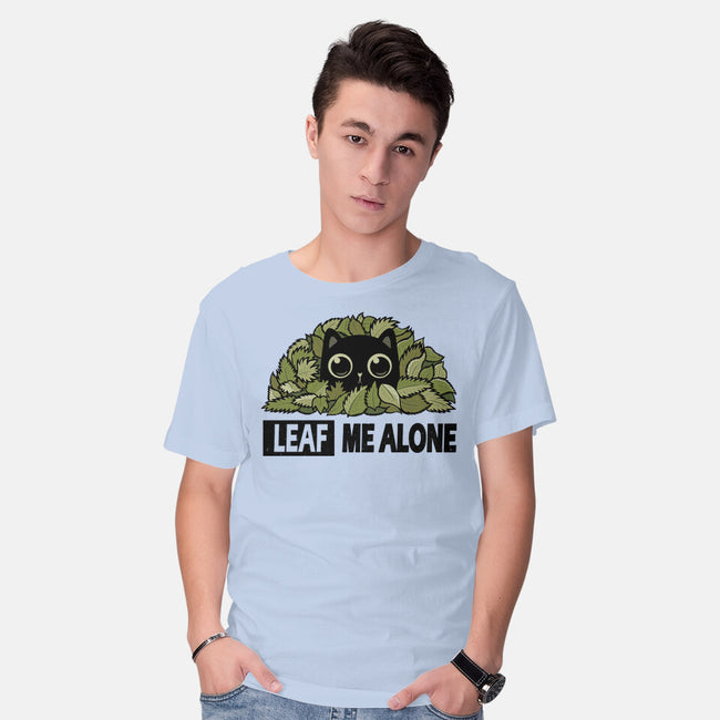 Leaf Me Alone-Mens-Basic-Tee-erion_designs