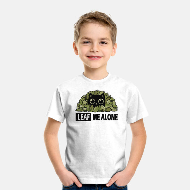 Leaf Me Alone-Youth-Basic-Tee-erion_designs