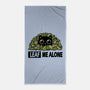 Leaf Me Alone-None-Beach-Towel-erion_designs