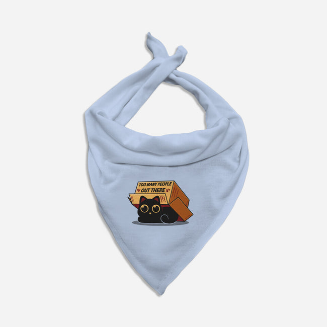 Too Many People Out There-Dog-Bandana-Pet Collar-erion_designs