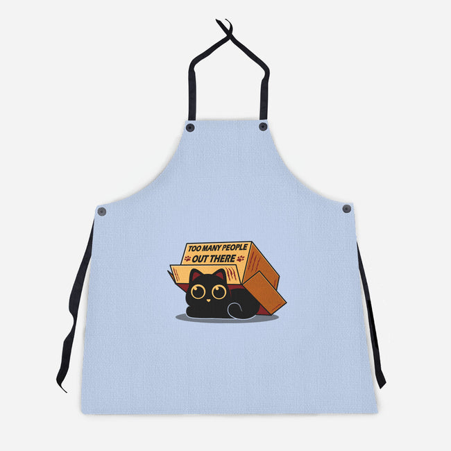 Too Many People Out There-Unisex-Kitchen-Apron-erion_designs