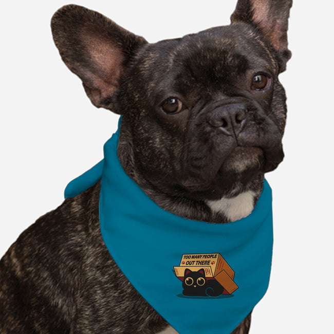 Too Many People Out There-Dog-Bandana-Pet Collar-erion_designs