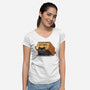 Too Many People Out There-Womens-V-Neck-Tee-erion_designs