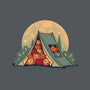 Cat Camping-None-Fleece-Blanket-erion_designs