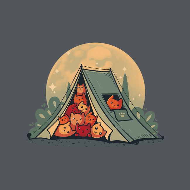 Cat Camping-None-Polyester-Shower Curtain-erion_designs