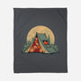 Cat Camping-None-Fleece-Blanket-erion_designs