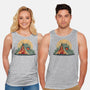 Cat Camping-Unisex-Basic-Tank-erion_designs