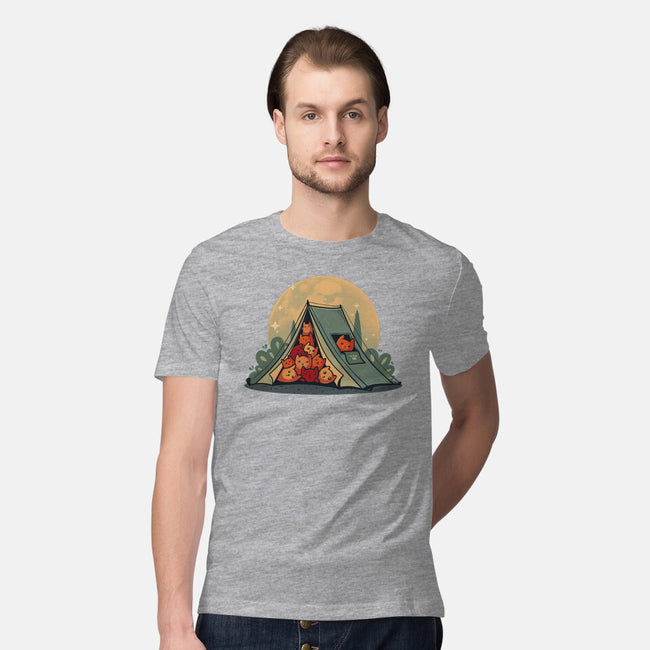 Cat Camping-Mens-Premium-Tee-erion_designs