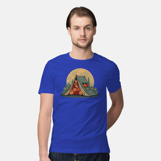 Cat Camping-Mens-Premium-Tee-erion_designs