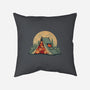 Cat Camping-None-Removable Cover-Throw Pillow-erion_designs