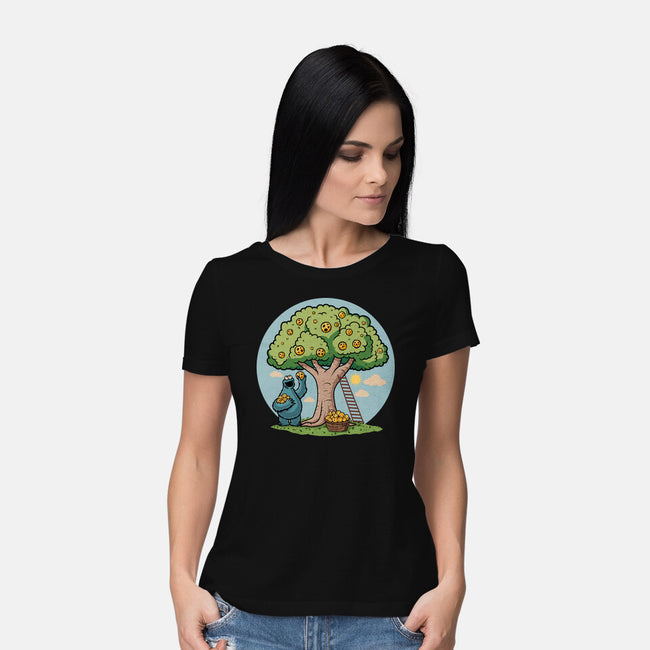 Cookie Tree-Womens-Basic-Tee-erion_designs