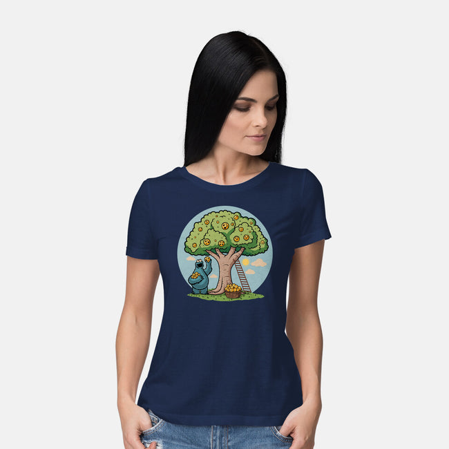 Cookie Tree-Womens-Basic-Tee-erion_designs