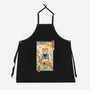 Meowster In Sakura Branch-Unisex-Kitchen-Apron-vp021