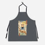 Meowster In Sakura Branch-Unisex-Kitchen-Apron-vp021