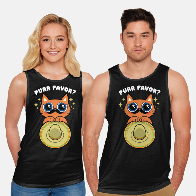 Purr Favor-Unisex-Basic-Tank-Boggs Nicolas