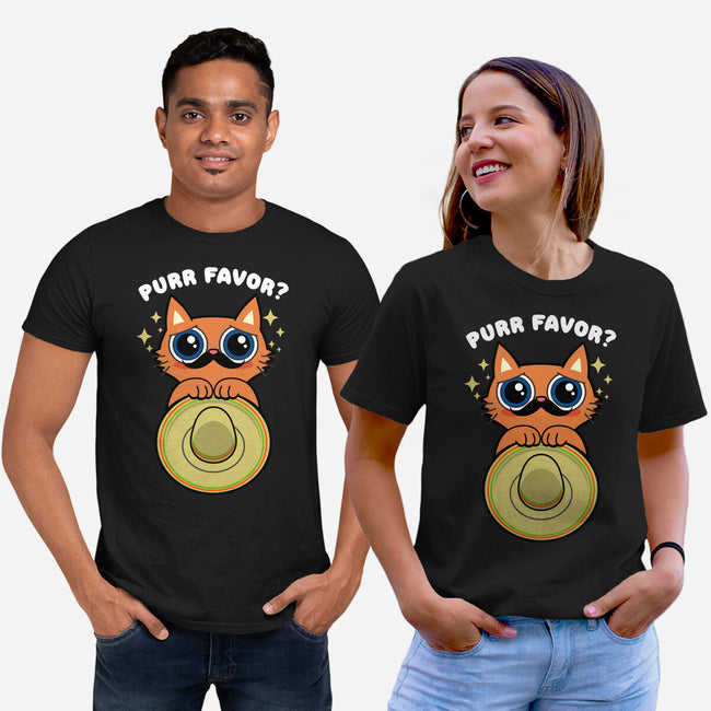 Purr Favor-Unisex-Basic-Tee-Boggs Nicolas