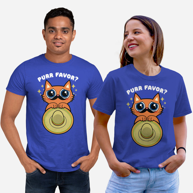 Purr Favor-Unisex-Basic-Tee-Boggs Nicolas