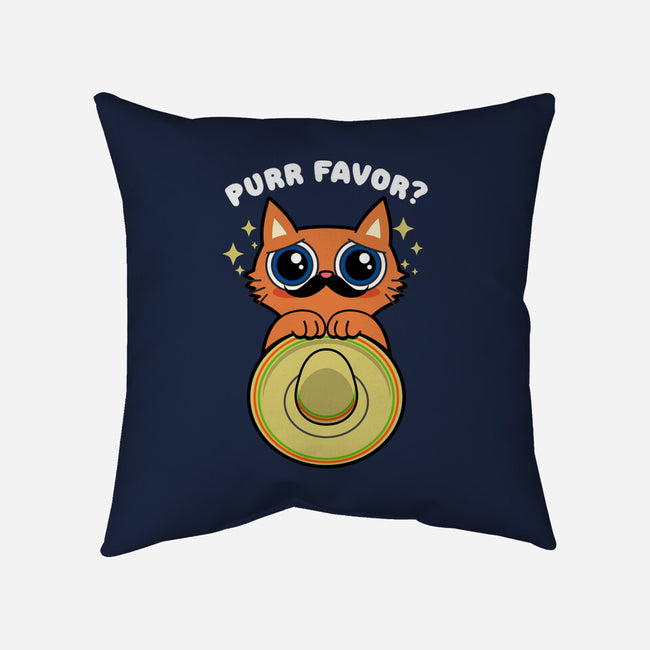 Purr Favor-None-Removable Cover-Throw Pillow-Boggs Nicolas