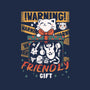 Cat's Friendly Gift-Womens-Fitted-Tee-Heyra Vieira