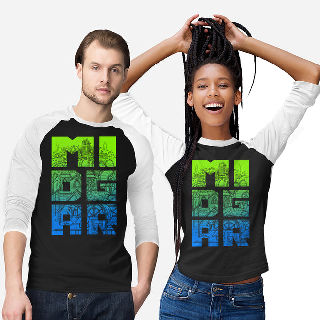 Midgar-Unisex-Baseball-Tee-Aarons Art Room