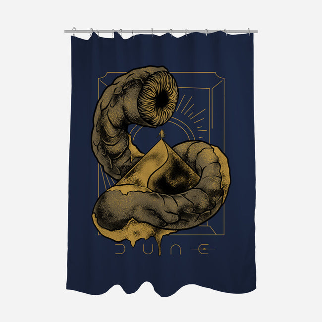 Sandworm-None-Polyester-Shower Curtain-spoilerinc