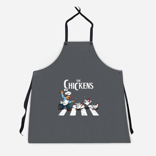 The Chickens-Unisex-Kitchen-Apron-drbutler