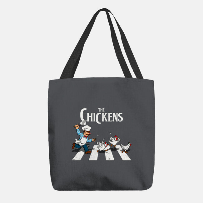 The Chickens-None-Basic Tote-Bag-drbutler