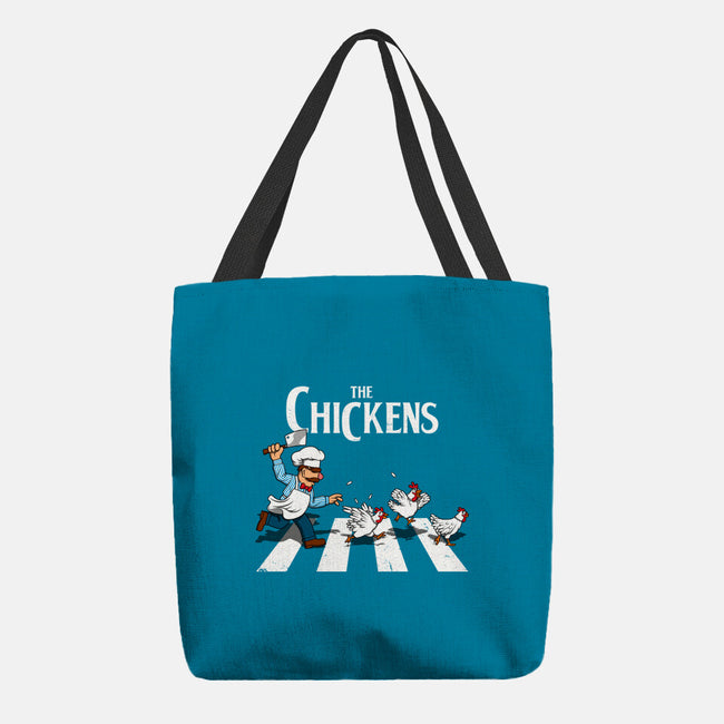 The Chickens-None-Basic Tote-Bag-drbutler