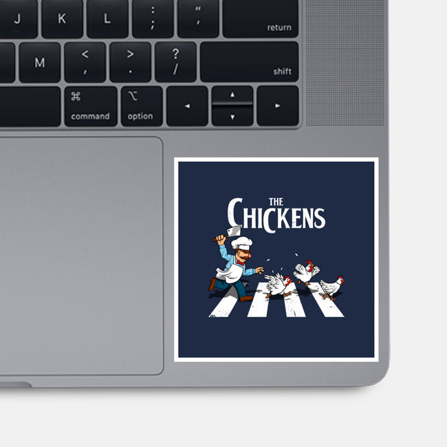 The Chickens-None-Glossy-Sticker-drbutler