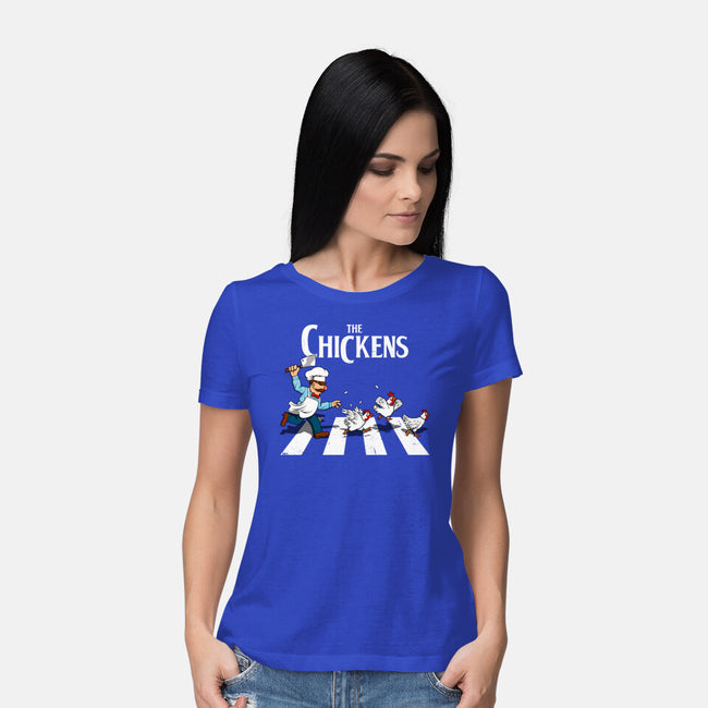 The Chickens-Womens-Basic-Tee-drbutler