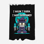 Summoned-None-Polyester-Shower Curtain-drbutler