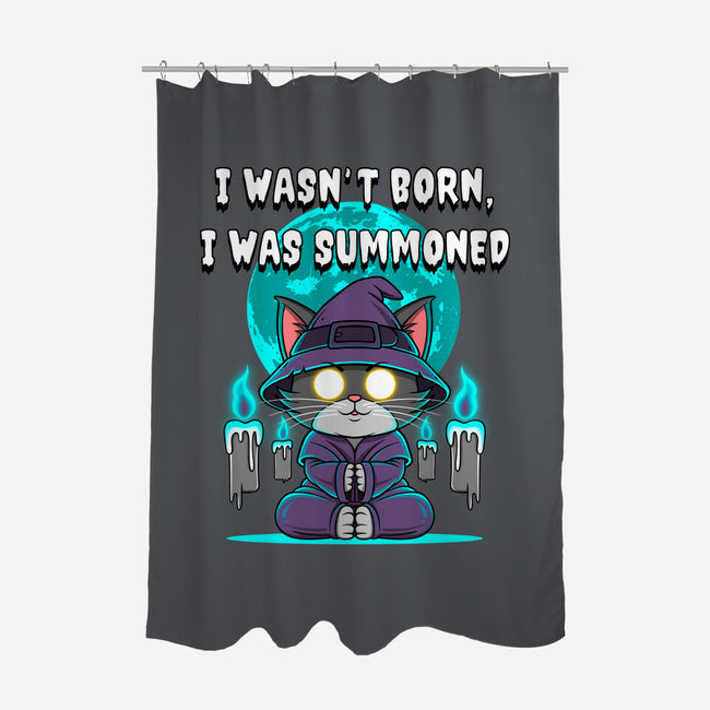 Summoned-None-Polyester-Shower Curtain-drbutler