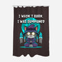 Summoned-None-Polyester-Shower Curtain-drbutler