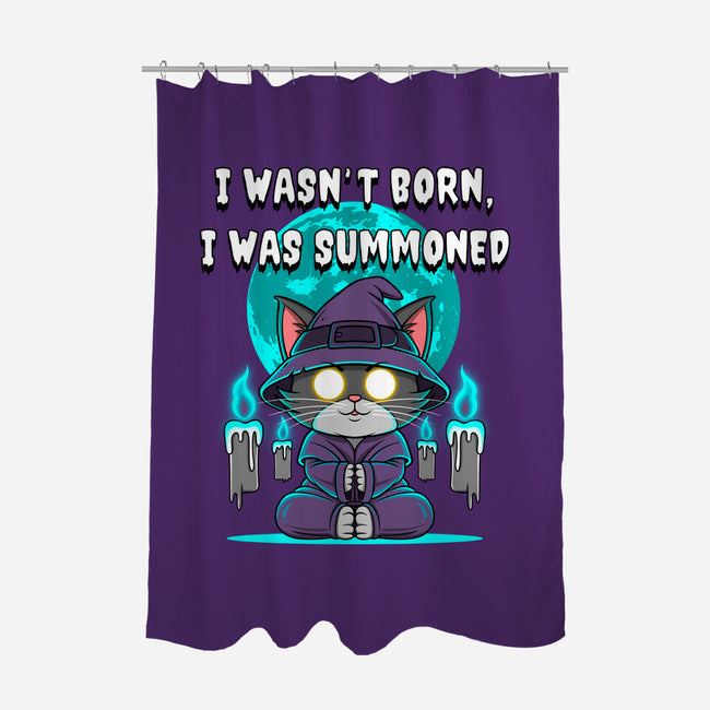 Summoned-None-Polyester-Shower Curtain-drbutler