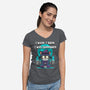 Summoned-Womens-V-Neck-Tee-drbutler