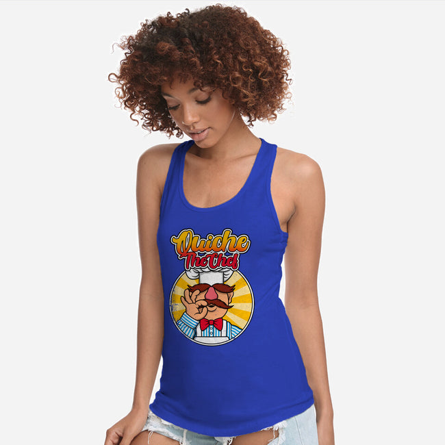 Quiche The Chef-Womens-Racerback-Tank-drbutler