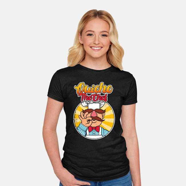 Quiche The Chef-Womens-Fitted-Tee-drbutler