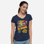 Street Bros-Womens-V-Neck-Tee-estudiofitas