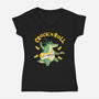 Crock N Roll-Womens-V-Neck-Tee-Tri haryadi