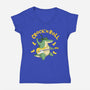 Crock N Roll-Womens-V-Neck-Tee-Tri haryadi