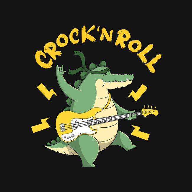 Crock N Roll-Womens-Fitted-Tee-Tri haryadi