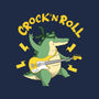 Crock N Roll-Womens-Fitted-Tee-Tri haryadi