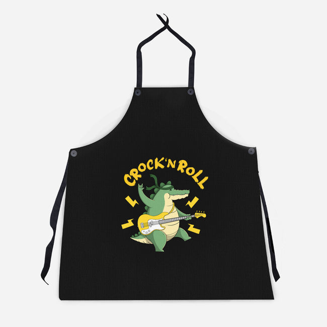 Crock N Roll-Unisex-Kitchen-Apron-Tri haryadi