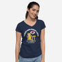 Sweat Now Donut Later-Womens-V-Neck-Tee-Tri haryadi