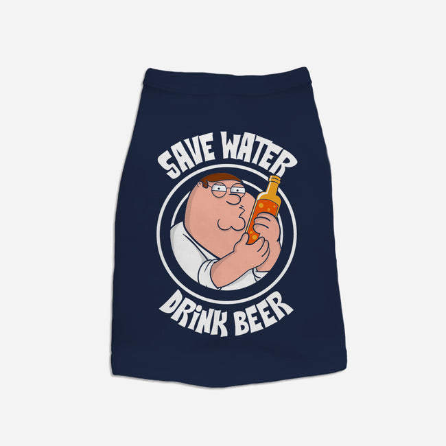 Save Water Drink Beer-Cat-Basic-Pet Tank-turborat14