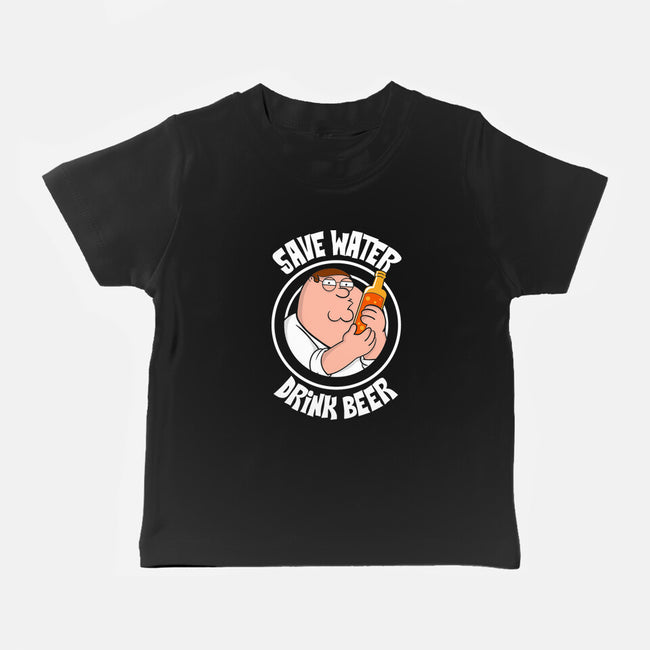 Save Water Drink Beer-Baby-Basic-Tee-turborat14