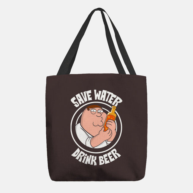 Save Water Drink Beer-None-Basic Tote-Bag-turborat14